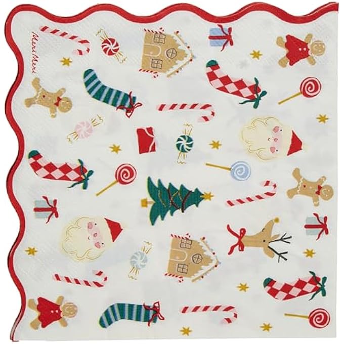 JOLLY CHRISTMAS LARGE NAPKINS - Image 2